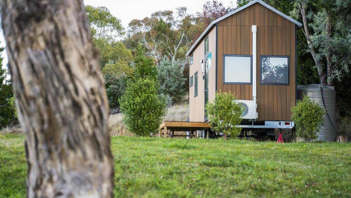 One of the four tiny homes on the property. Picture supplied