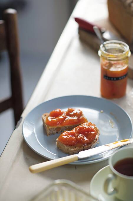 Dried apricot jam. Picture supplied