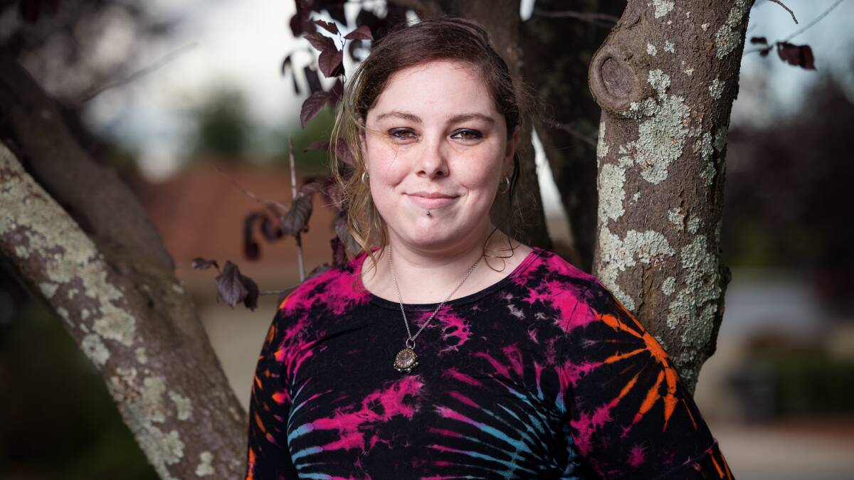 Asthma sufferer Caitlin Ross feels trapped in her home in winter due to the wood heater smoke in Tuggeranong. Picture by Sitthixay Ditthavong