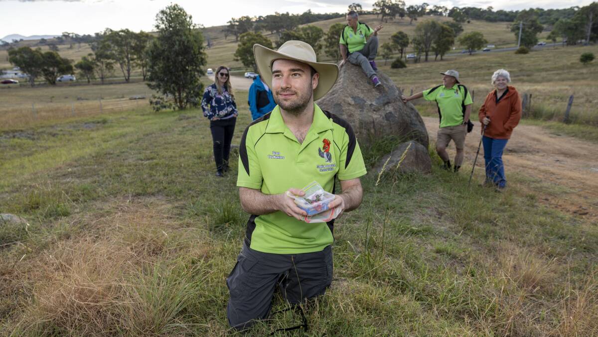 Scott Wray, aka Toy Hunters, started Geocaching 15 years ago. He will run two tours on Mt Painter during the Easter weekends Capital Geobash. Picture by Gary Ramage