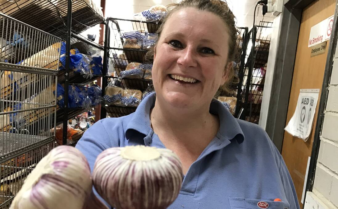HARVEST FIESTA: Leanne Wakeling is looking forward to harvesting her fresh crop of garlic in the lead-up to the all-new Garlic Fiesta occurring in conjunction with Braidwood's annual Airing of the Quilts. Picture: supplied.